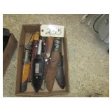 Army & hunging, fishing, decorative knives