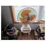 16' Oscalating fan & stool