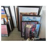 assorted matted puzzle pictures