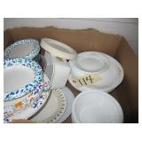 assorted Corelle, platters