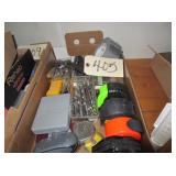 tape measures, drill bits