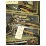 hack saw, hand drill