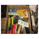 tins nips, putty knives