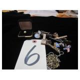 Men's cuf links & tie clasps