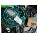 garden hoses, sprayers, misc