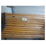 Iron/wood bench