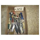 assorted pocket & swiss army knives