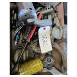 screw driver, misc items