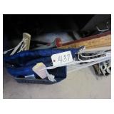 Hammock, yard sticks