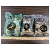 3 Taco Bell chihuahua, bag says talking untested,