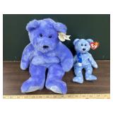 2 Ty beanie babies bears