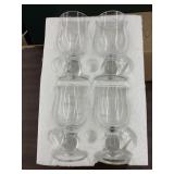 Mixed drink glasses