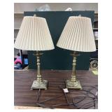 Pair table lamps