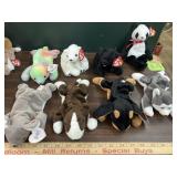 8 ty beanie baby bears And dogs