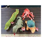 4 Ty beanie babies creepy creatures