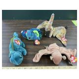 4 Ty beanie babies creepy creatures