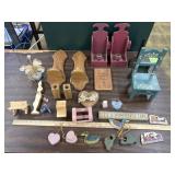 Wood candle holders & wood decor