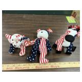 Political ty beany babies, elephant, donkey bear