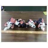 Political ty beanie babies, 3 elephants, 1 donkey