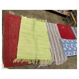 7 various size rugs