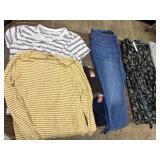 Ladies 2 -2X shirts, size 18 new pants, 2- 2X
