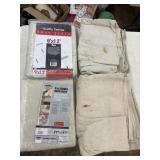 4 Canvas drop clothes, 2 new