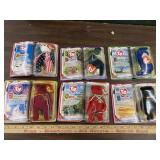 6 ty beanie baby bears