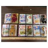 6 ty beanie baby bears