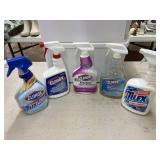 Clorox kitchen cleaners, most 1/2 full