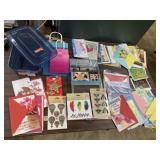 Lots of cards, gift bags etc