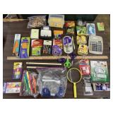 Box office supplies, tape, calculator, scissors,