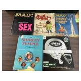 Shirley temple treasury book, Joe Namath, 3 mad