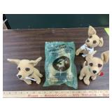 4 Taco Bell chihuahua, bag says talking untested,
