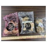 3 Taco Bell chihuahua, bag says talking untested,