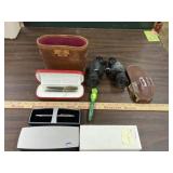 Pen pencil set, 7 x 35 binoculars