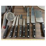 Kitchen utensils, laser plus knives