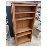 Bookcase with adjustable shelves 12" x 27" x 60"