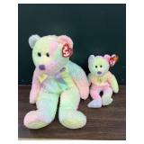 2 Ty beanie babies bears
