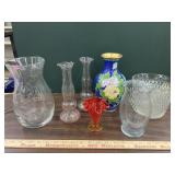7 misc vases