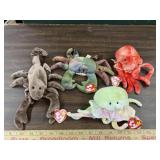 4 Ty beanie babies creepy creatures