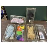 6 Ty beanie babies