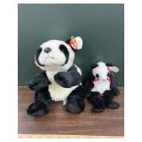 2 Ty beanie babies bears