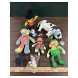 7 plush toys