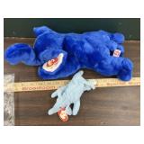 2 Ty beanie babies elephants
