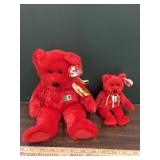 2 Ty beanie babies bears