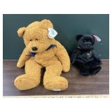 2 Ty beanie babies bears