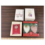 4 Mother/Daughter Christmas ornaments