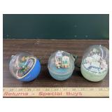 3 light & motion ornaments, untested