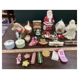 Box lot of Christmas Items