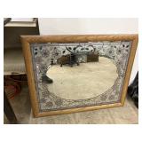 Framed mirror 25" x 31"